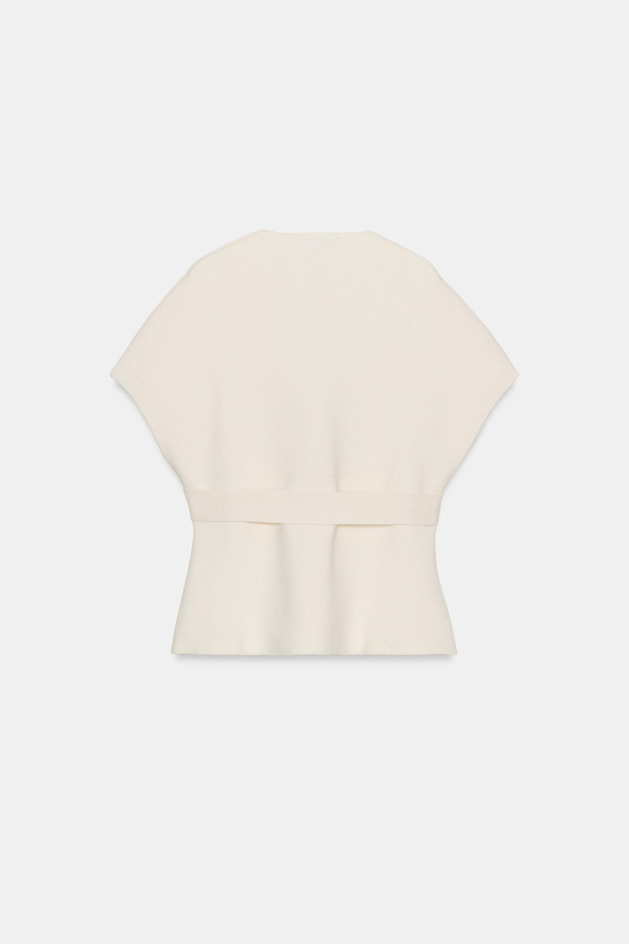 KNIT BELT VEST | Zara US