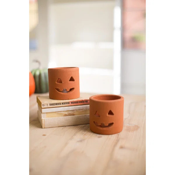 4'' H Concrete / Cement Tabletop Votive Holder (Set of 6) | Wayfair North America
