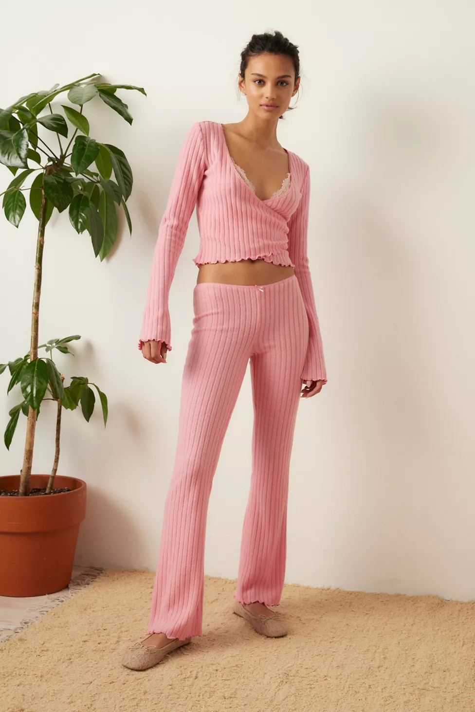 Out From Under Lilah Cozy Ribbed Pant | Urban Outfitters (US and RoW)