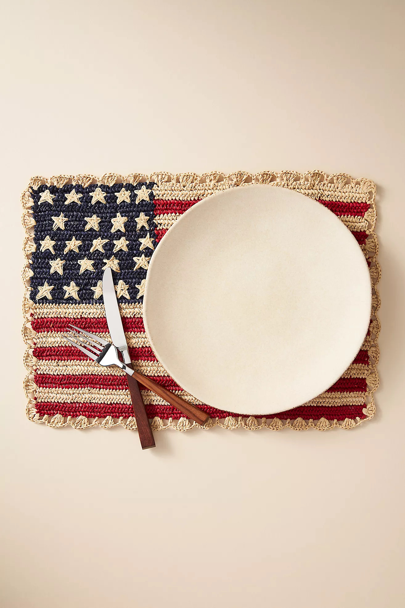 Handwoven Americana Placemat | Anthropologie (US)