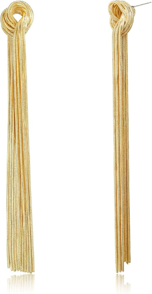 BriLove Fashion Long Chandelier Tassel Dangle Drop Earrings for Women Party Prom Accessories | Amazon (US)