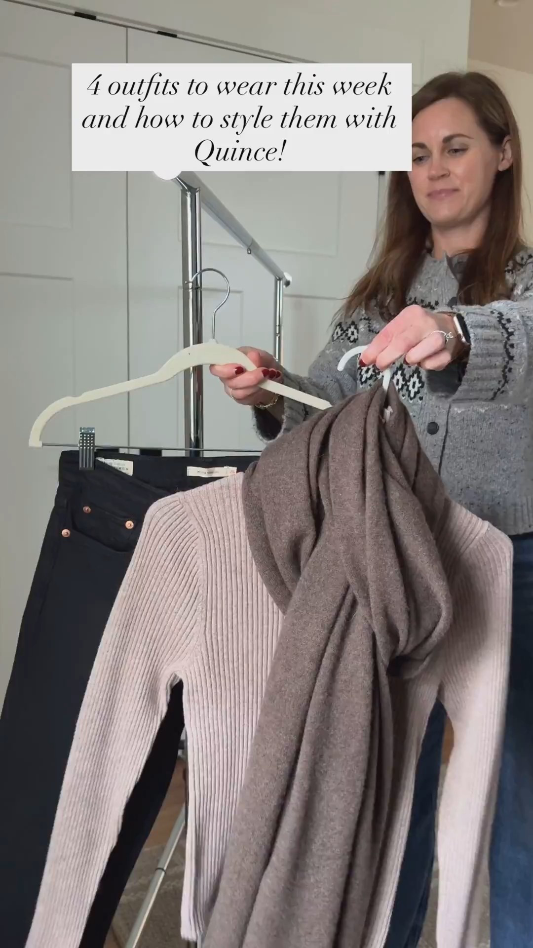 (LTK post 1)
Polo Sweater, size small
Jacket, size XS
Half Zip Sweater, size small
@onequince
#quincepartner
#gifted


#LTKSeasonal #LTKStyleTip #LTKOver40