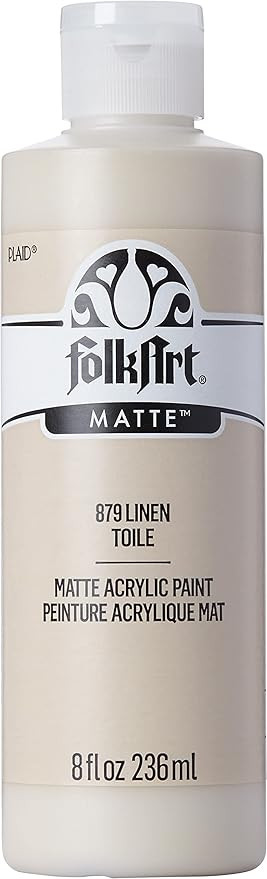 FolkArt Acrylic Paint in Assorted Colors (8 oz), , Linen | Amazon (US)