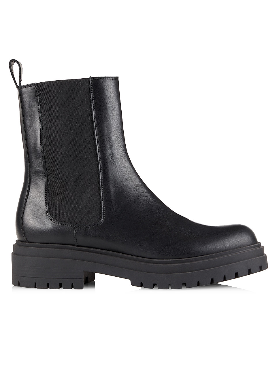 COLLECTION 40MM Leather Lug-Sole Chelsea Boots | Saks Fifth Avenue