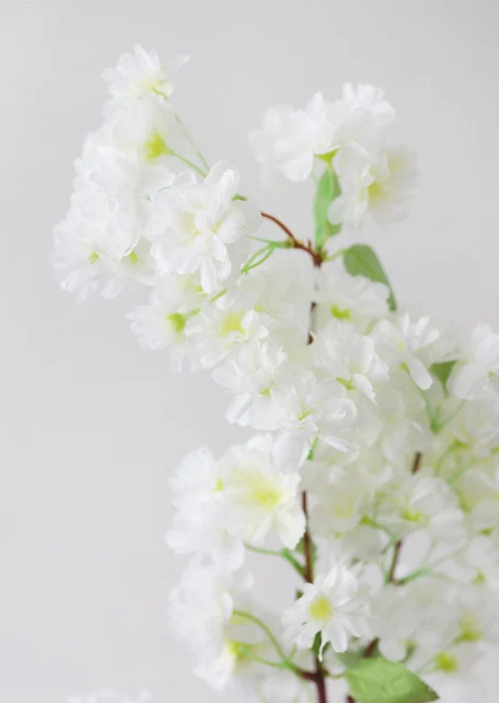 Artificial Spring Cherry Blossoms in Cream - 40 | Afloral (US)