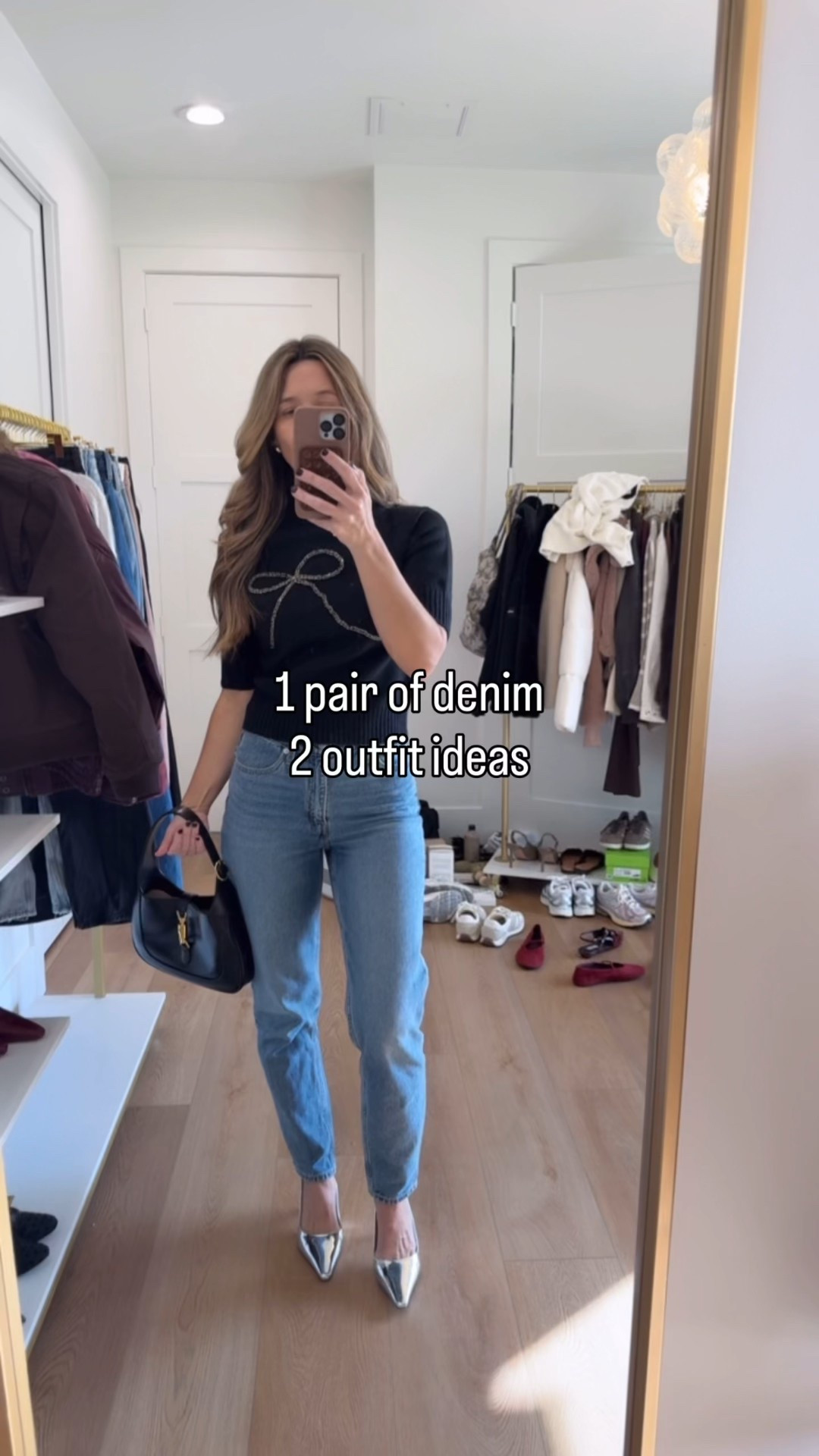 Styling my Levi's 80s mom jeans (size 26) 2 diff ways 

#LTKOver40 #LTKSeasonal #LTKSaleAlert