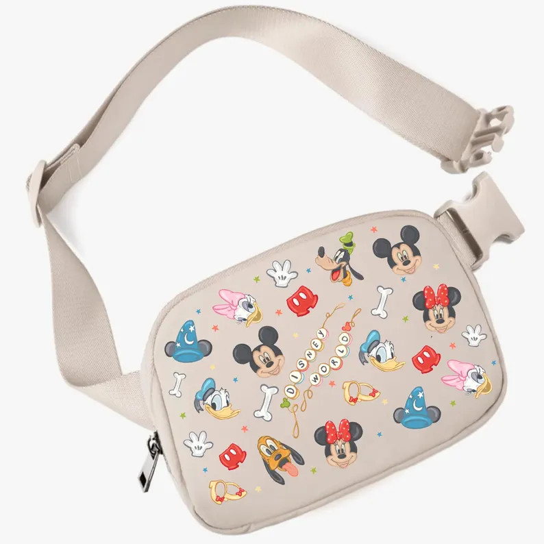 Disney Belt Bag, Magical Character Fanny Pack, Theme Park Crossbody Bag, Disney Trip Accessories | Etsy (DACH)