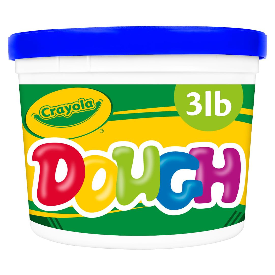 Crayola Modeling Dough, Blue, Bulk Classroom & Art Supplies For Kids, 3lb, Resealable Bucket | Amazon (US)
