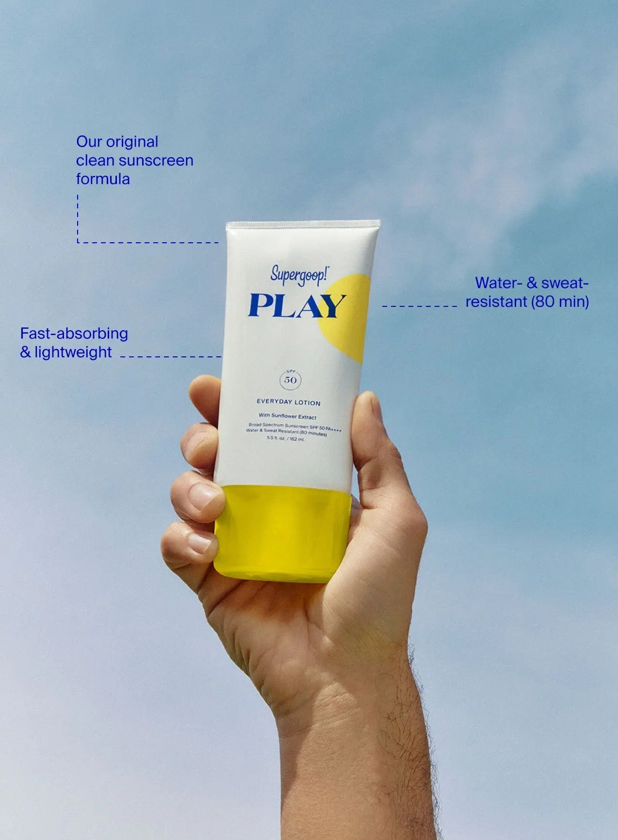PLAY Everyday Lotion SPF 50 with Sunflower Extract | Supergoop