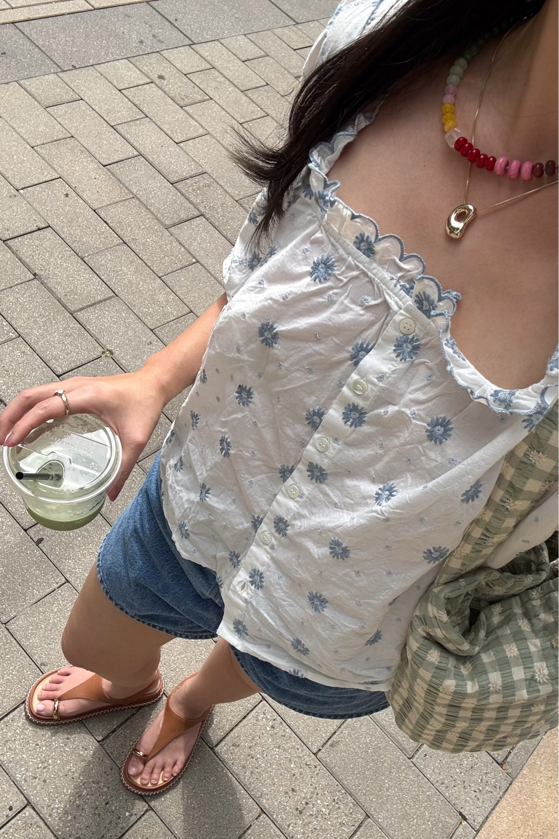 summer casual outfit 🩵

🏷️ floral blouse, blouse, embroidered blouse, gingham bag, gingham, summer outfit ideas, casual outfit, casual ootd, girly outfit

#LTKShoeCrush #LTKStyleTip #LTKPetite