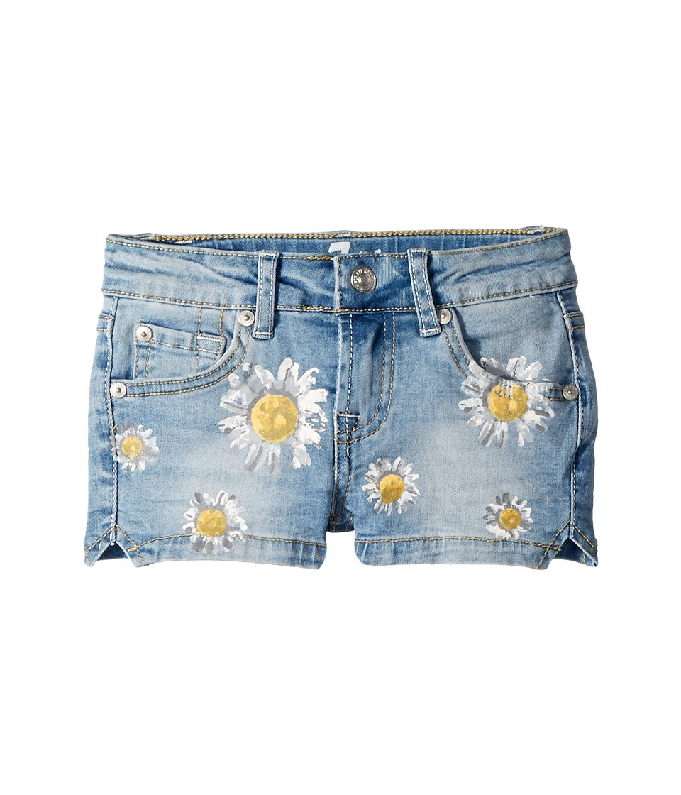 7 For All Mankind Kids - Daisy Short Shorts (Little Kids) (Vintage Air Light) Girl's Shorts | Zappos