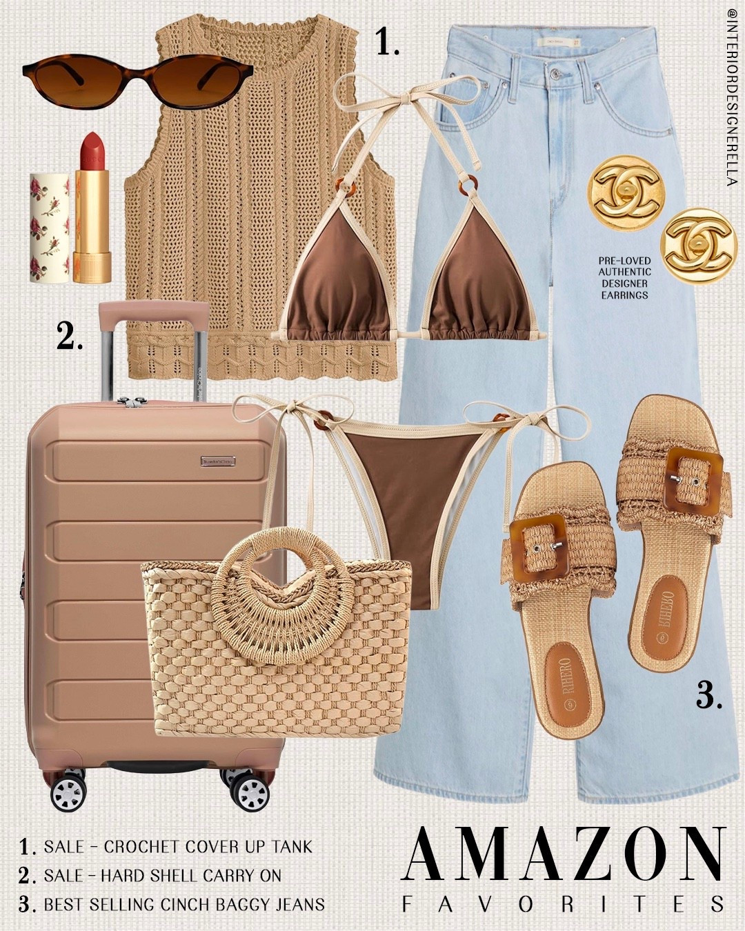 Neutral chic swimwear and accessories!✨Click on the “Amazon ootd” collections on my LTK to shop!🤗 Have an amazing day!! Xo!!

#LTKootd