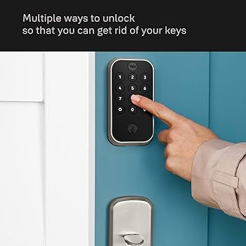 Yale Assure Lock 2 with Wi-Fi, Black Connected Keypad Smart Lock for Front Door or Back, Door Loc... | Amazon (US)