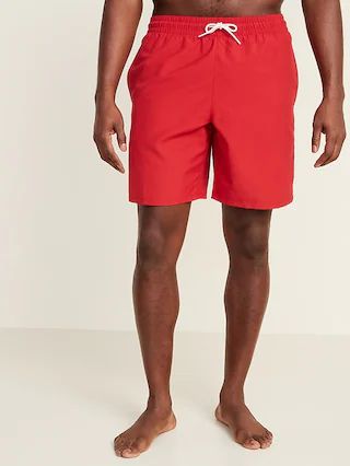 Solid-Color Swim Trunks for Men -- 8-inch inseam | Old Navy (US)