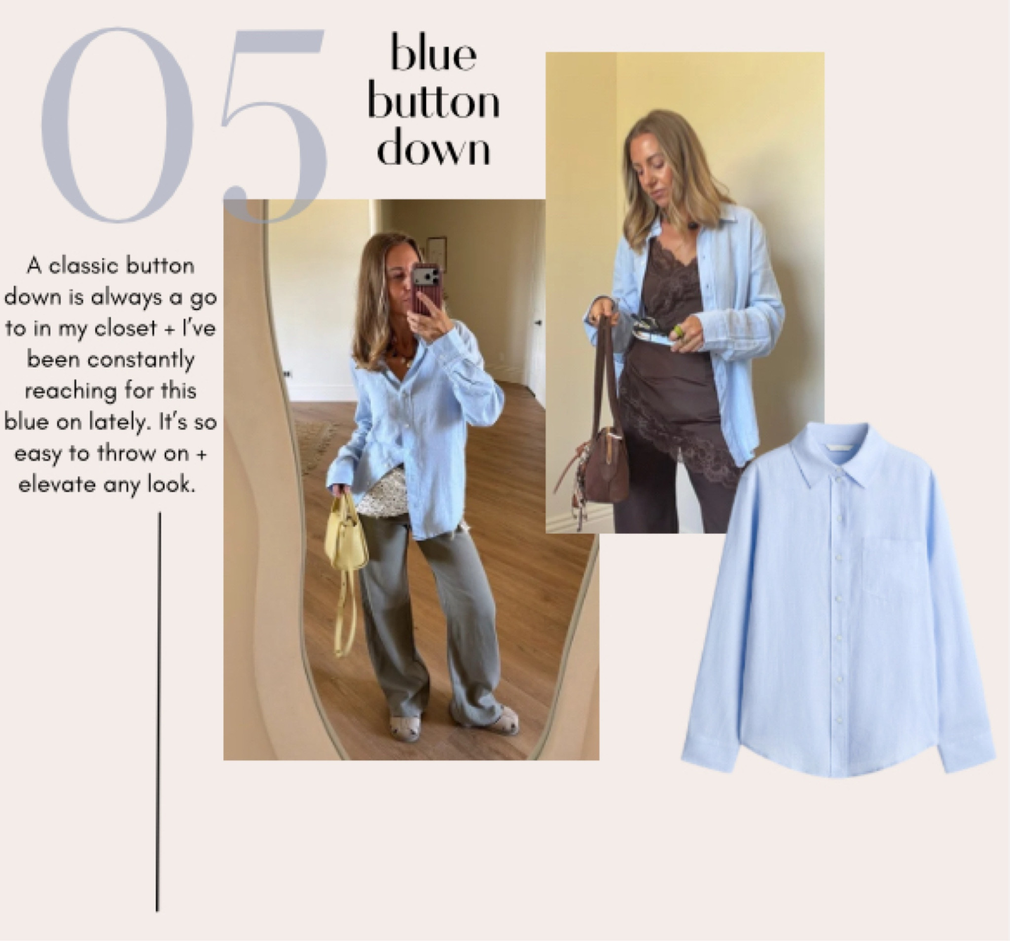 Blue button down

#LTKootd #LTKgrwm