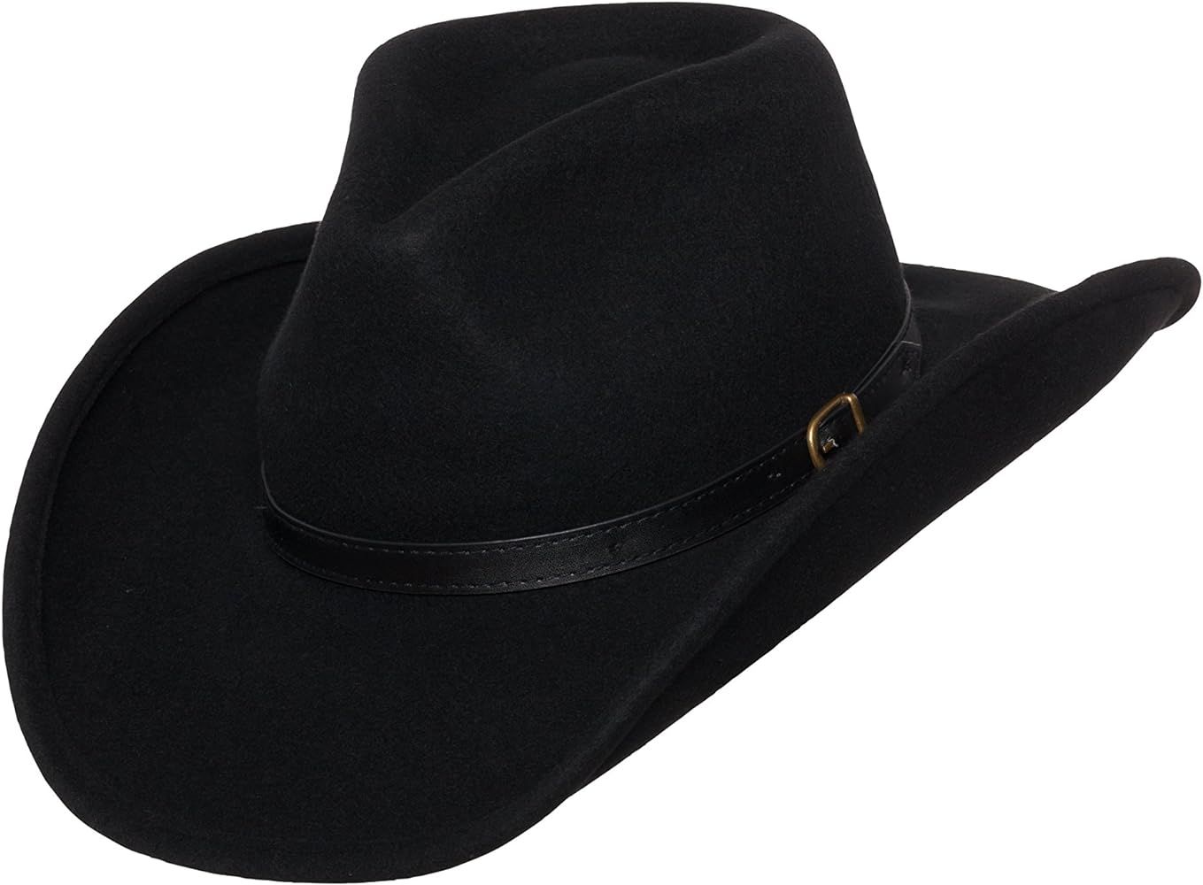Shapeable Outback Cowboy Western Wool Hat, Dallas, Silver Canyon | Amazon (US)