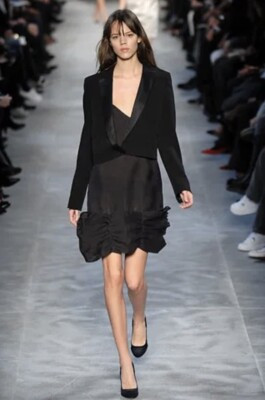 STELLA McCARTNEY Designer Tulle Silk Black Dress IT 42 UK 10 Runway RARE | eBay UK