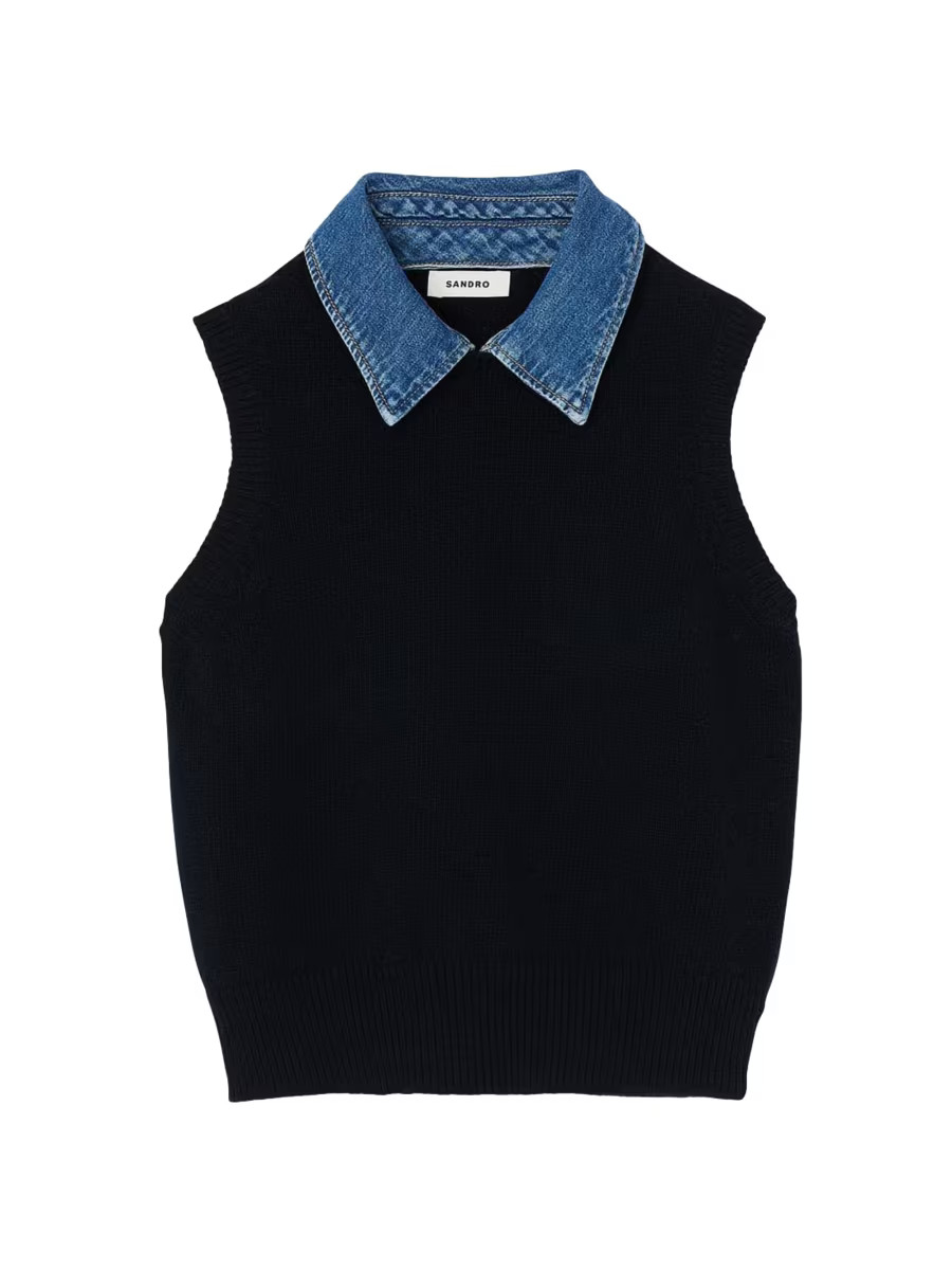 Jumper with Removable Collar | Saks Fifth Avenue