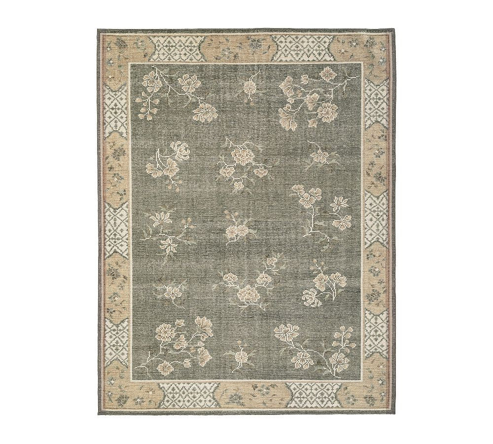 Claire Hand-Knotted Wool Rug | Pottery Barn (US)