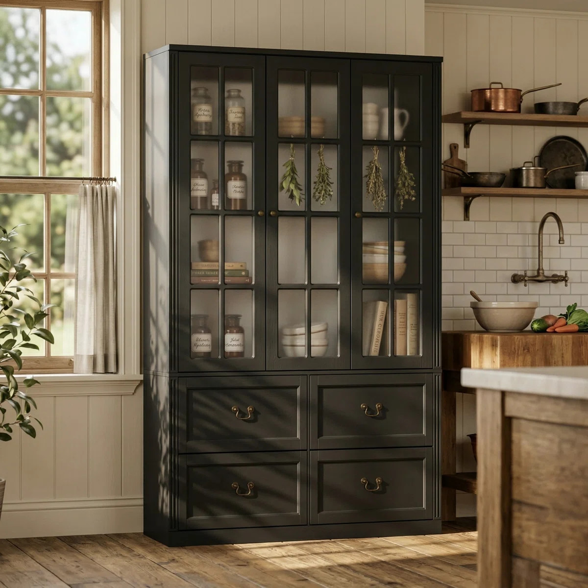 Christene 78.7'' Kitchen Pantry | Wayfair North America