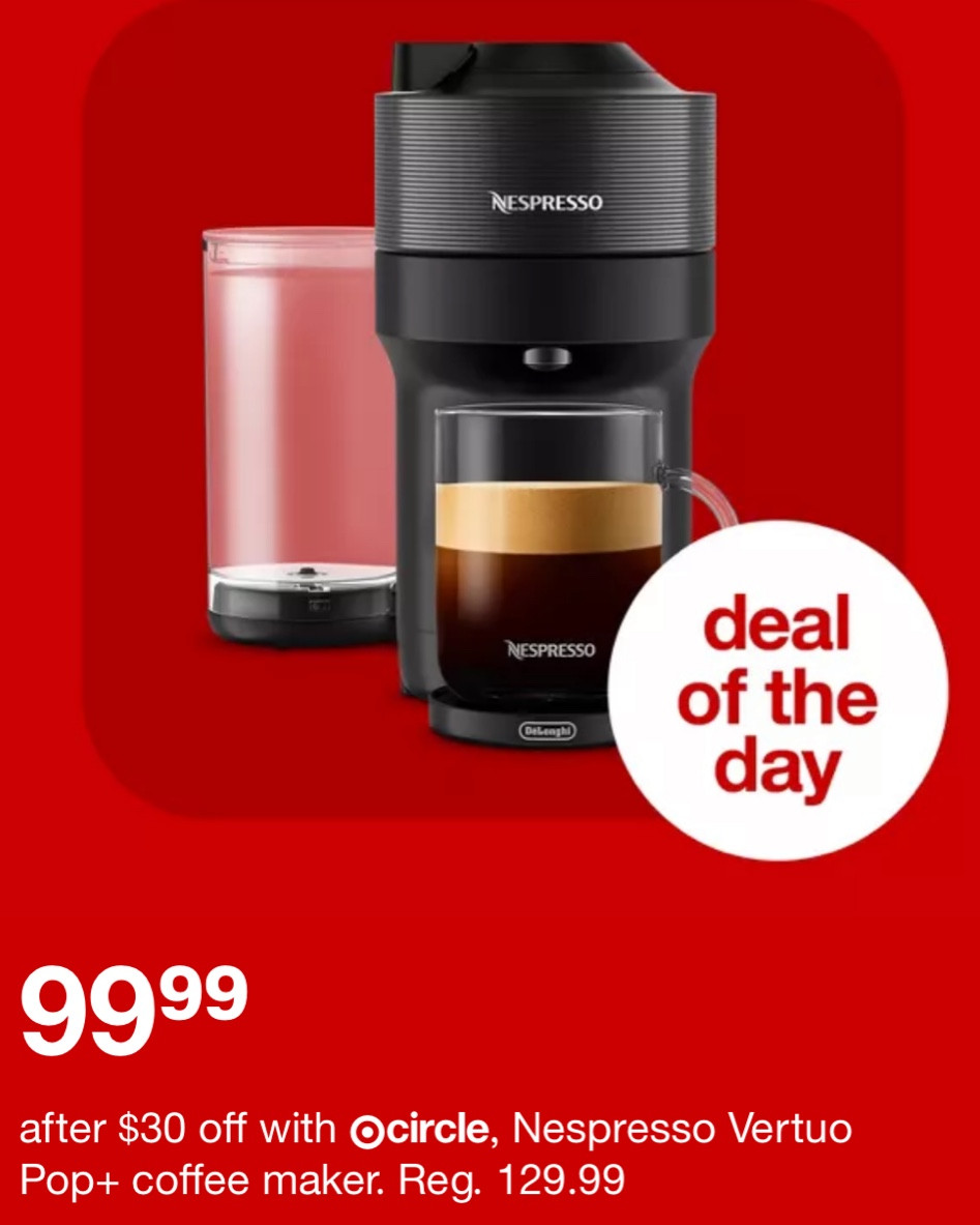Target Deal of the day!! Deals. Black Friday. Nespresso. Kitchen. Gift  

#LTKGiftGuide #LTKHoliday #LTKSeasonal