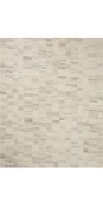 Loloi Amber Lewis x Loloi Rocky Collection ROC-01 Ivory / Silver, 8'-6" x 11'-6", Area Rug | Amazon (US)
