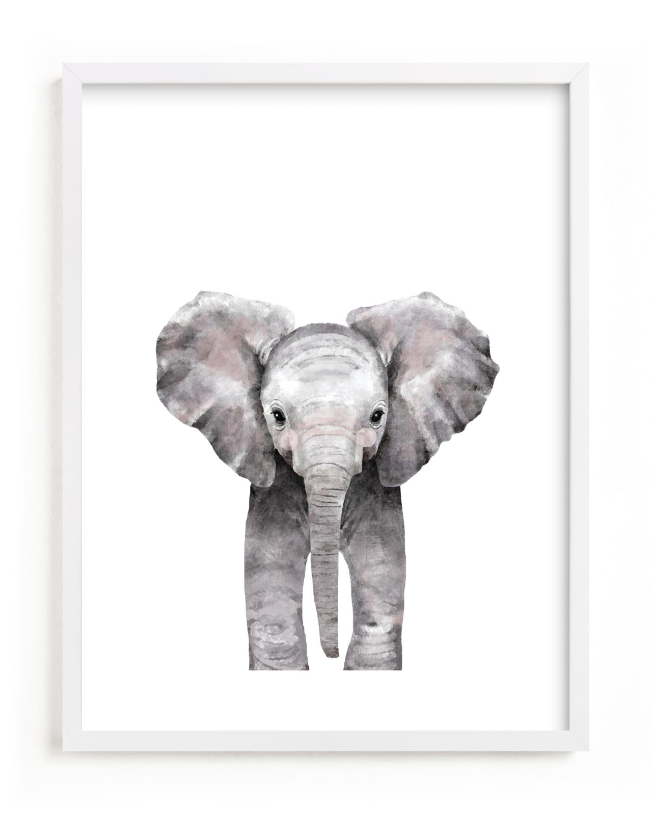 "Baby Animal Elephant" - Open Edition Children's Art Print by Cass Loh. | Minted