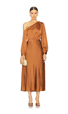 ASTR the Label Elwood Dress in Copper from Revolve.com | Revolve Clothing (Global)