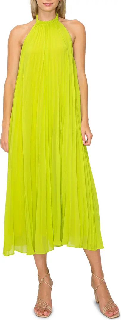 MELLODAY Pleated Halter Midi Dress Nordstrom Dress Summer Nordstrom Anniversary Sale 2024 NSale 2024 | Nordstrom