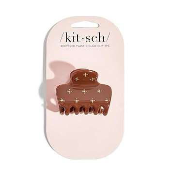 Kitsch Rhinestone Hair Claw Clip, Strong Grip Recycled Plastic Hair Clip for Thick, Curly & Fine ... | Amazon (US)