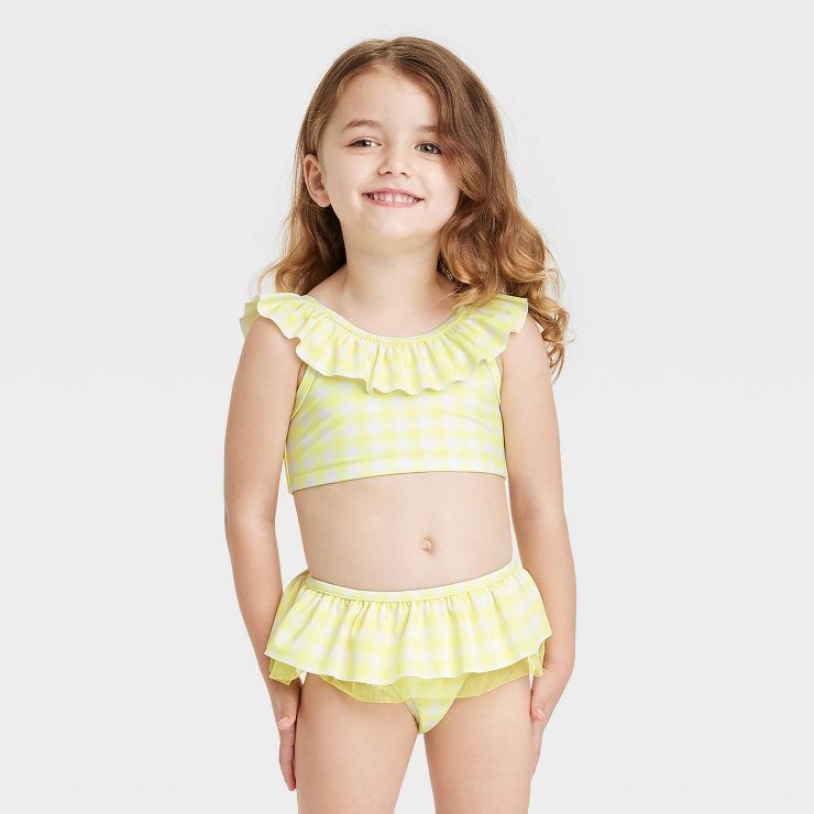 Toddler Girls' 2pc Bikini Set - Cat & Jack™ Yellow | Target