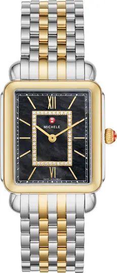 Deco II Diamond Bracelet Watch, 32mm | Nordstrom Rack