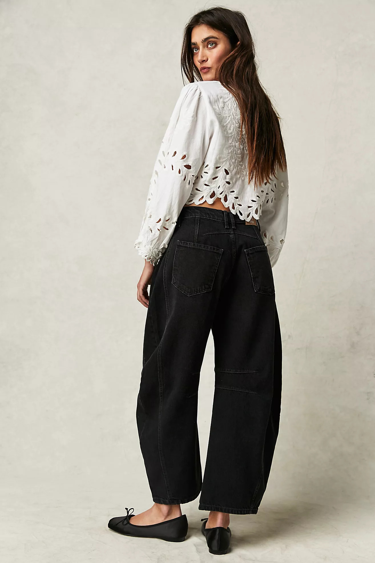 We The Free Good Luck Mid-Rise Barrel Jeans | Free People (Global - UK&FR Excluded)