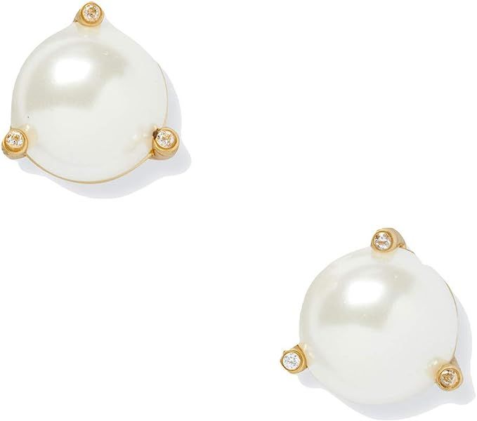 Kate Spade New York Rise and Shine Pearl Studs (Gold/Cream) | Amazon (US)
