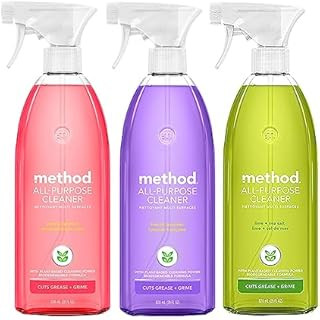 Method All Purpose Cleaner Spray Variety Pack (Grapefruit, Lavender, Ginger Yuzu & Lime + Sea Sal... | Amazon (US)