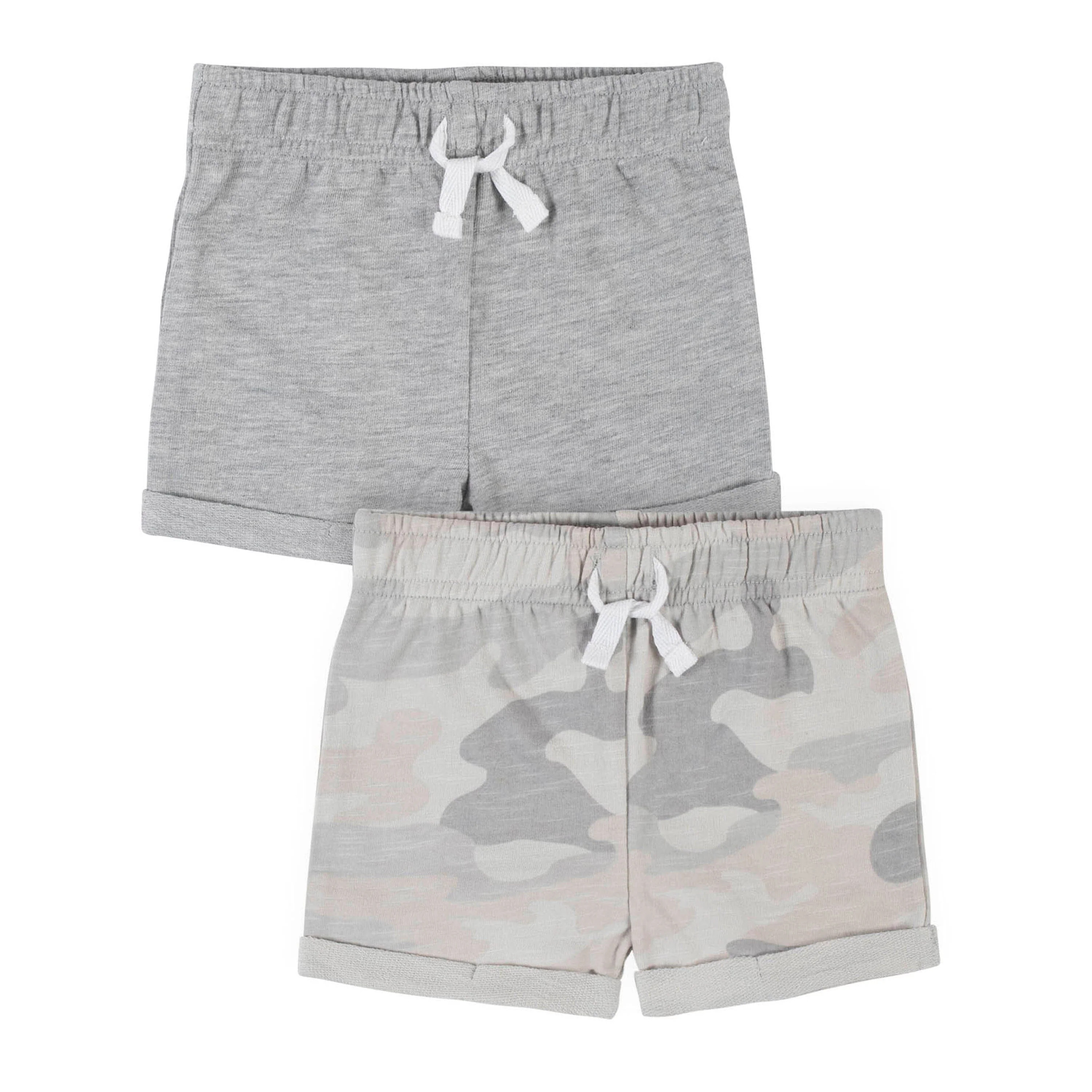 2-Pack Baby Boys Grey Camo Shorts | Gerber Childrenswear
