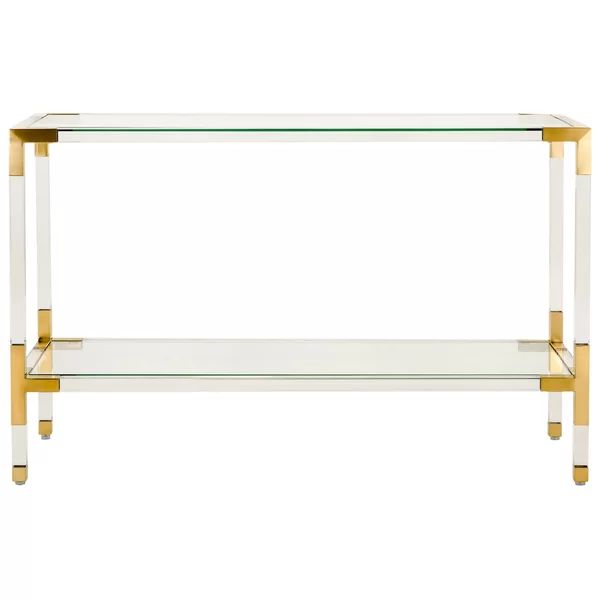 Arverne 47'' Glass Console Table | Wayfair North America