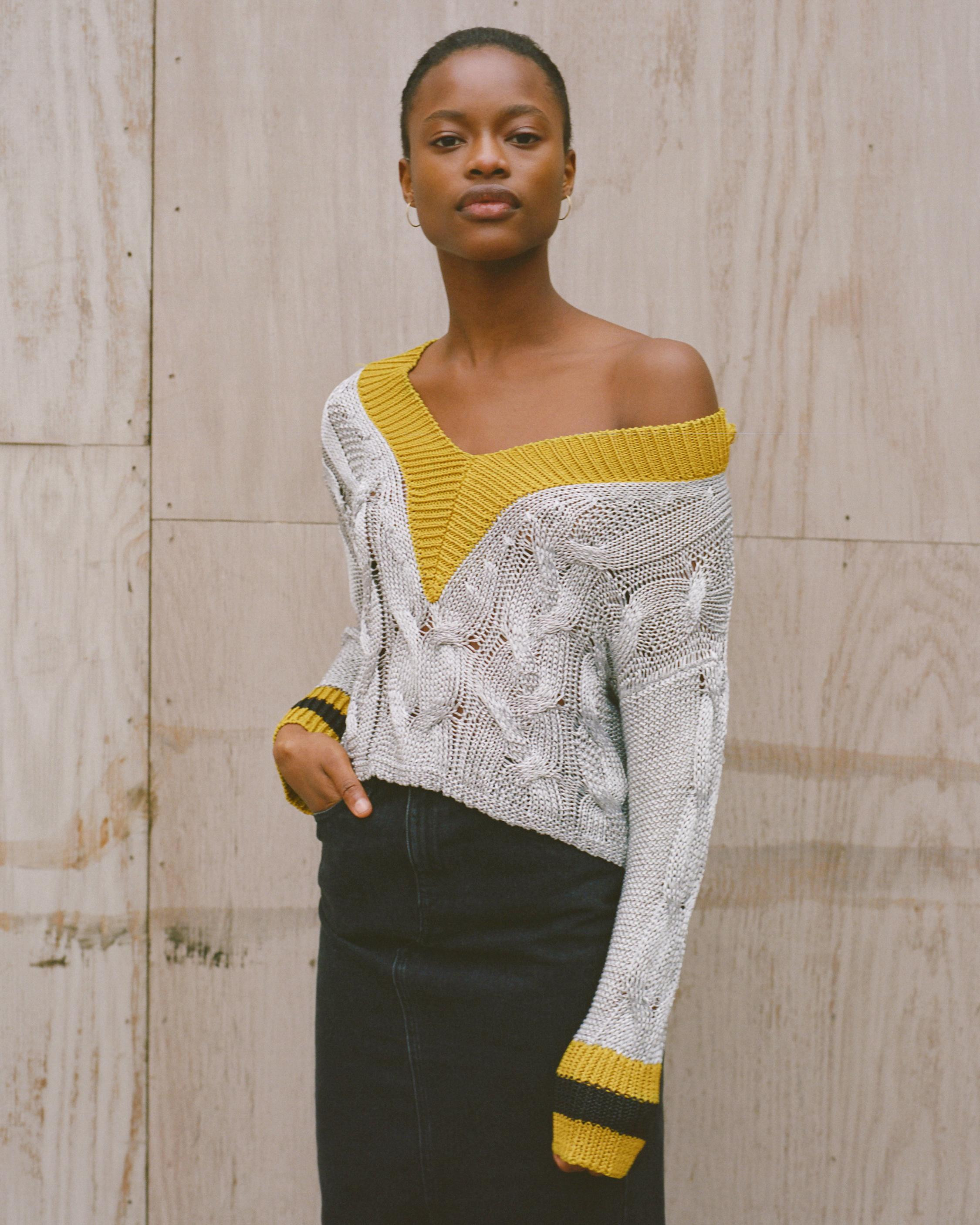 Emma cropped v-neck | rag + bone