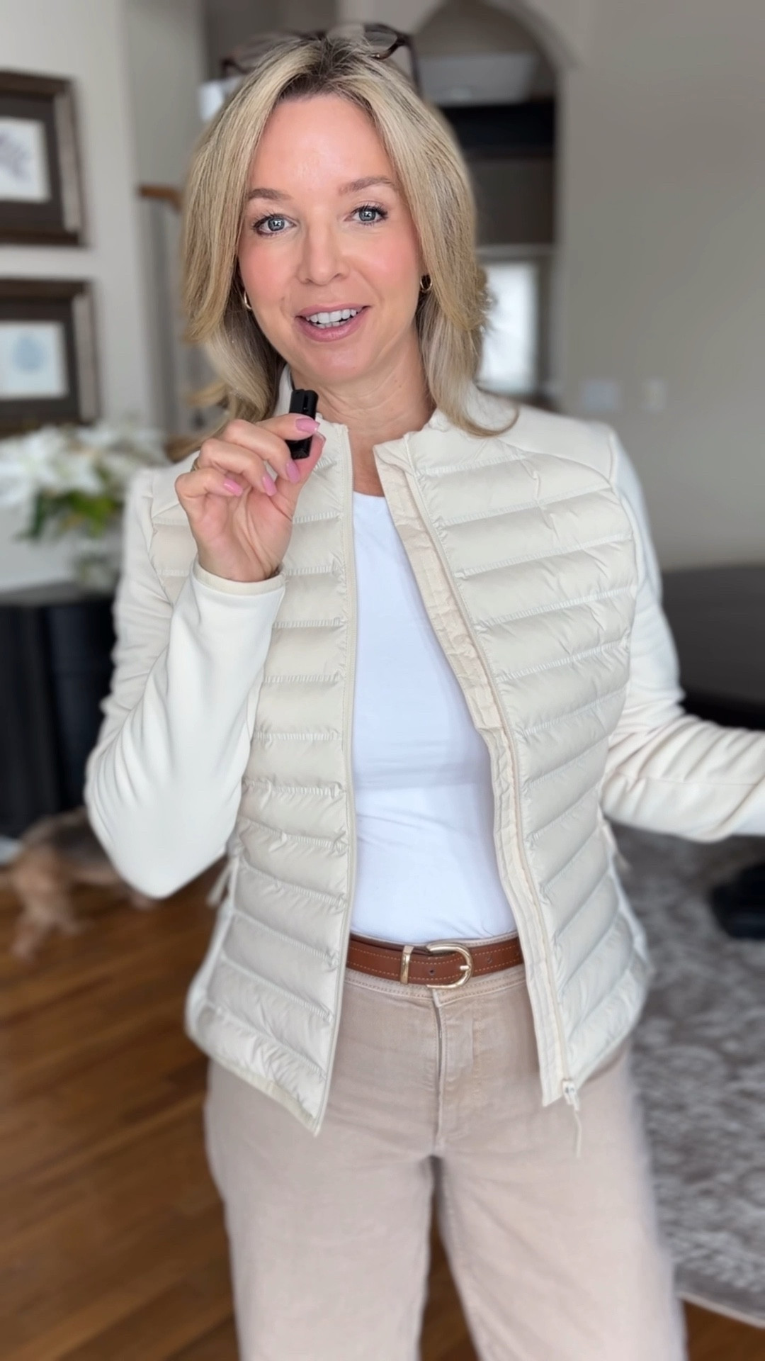 If you’ve been following me for a while, you know my black quilted jacket is a permanent fixture in my wardrobe. It’s been my go-to for golf, evening walks, and everything in between. Well, the secret is out—I just added the cream version to the collection.

The mix of the quilted front for warmth and the stretchy sleeves for movement makes this the most functional (and affordable) piece I own.

Thermal
Wind resistant
Water repellent

Why I love it:

Versatility: Perfect for a bridge-season layer.

Performance: The stretch is a game-changer for golfers.

Price Point: High-end look without the luxury price tag.

Proof that when you find a wardrobe staple that actually works, you don't just wear it—you collect it.

Wearing size M 
Comes in black as well!

#LTKTravel #LTKSeasonal #LTKdayinmylife