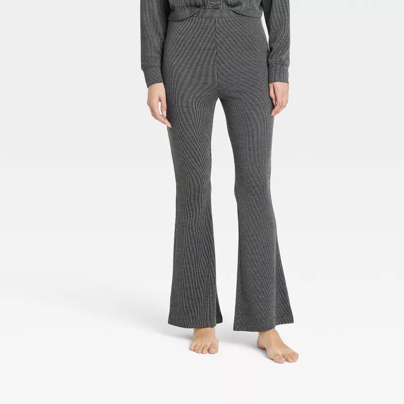 Women's Knit Lounge Flare Pants - Colsie™ | Target