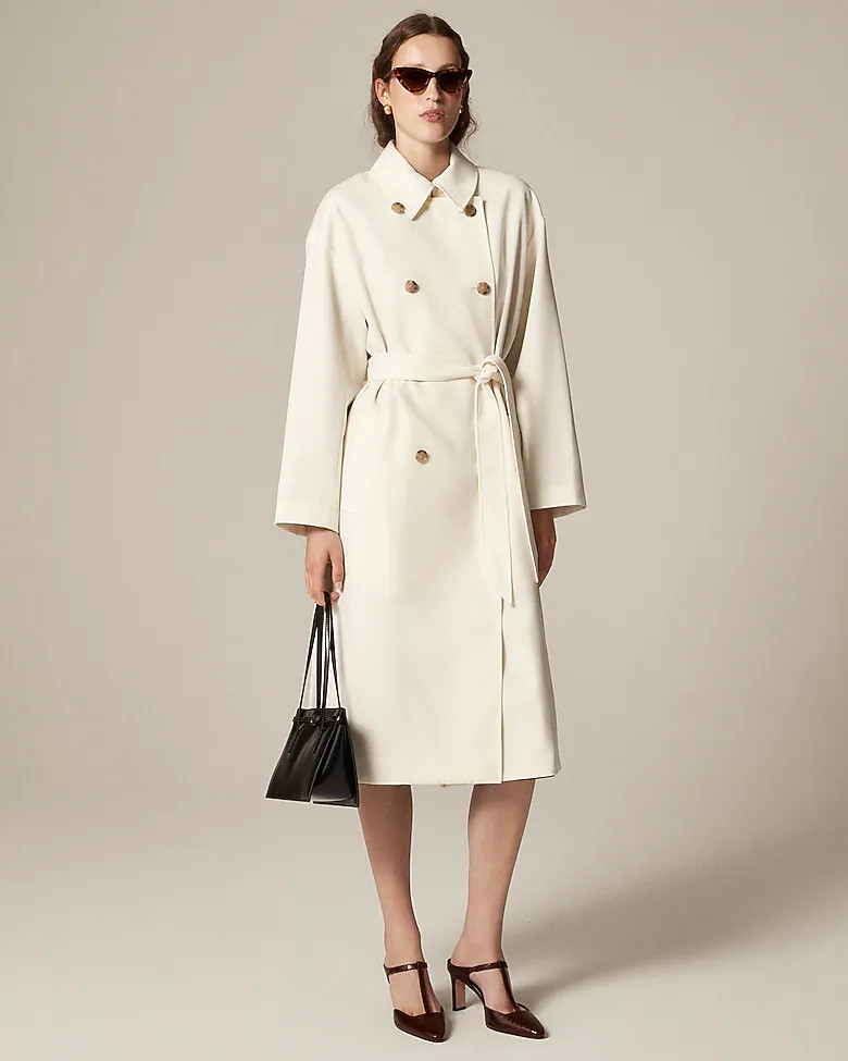 Trench coat in wool blend | J. Crew US