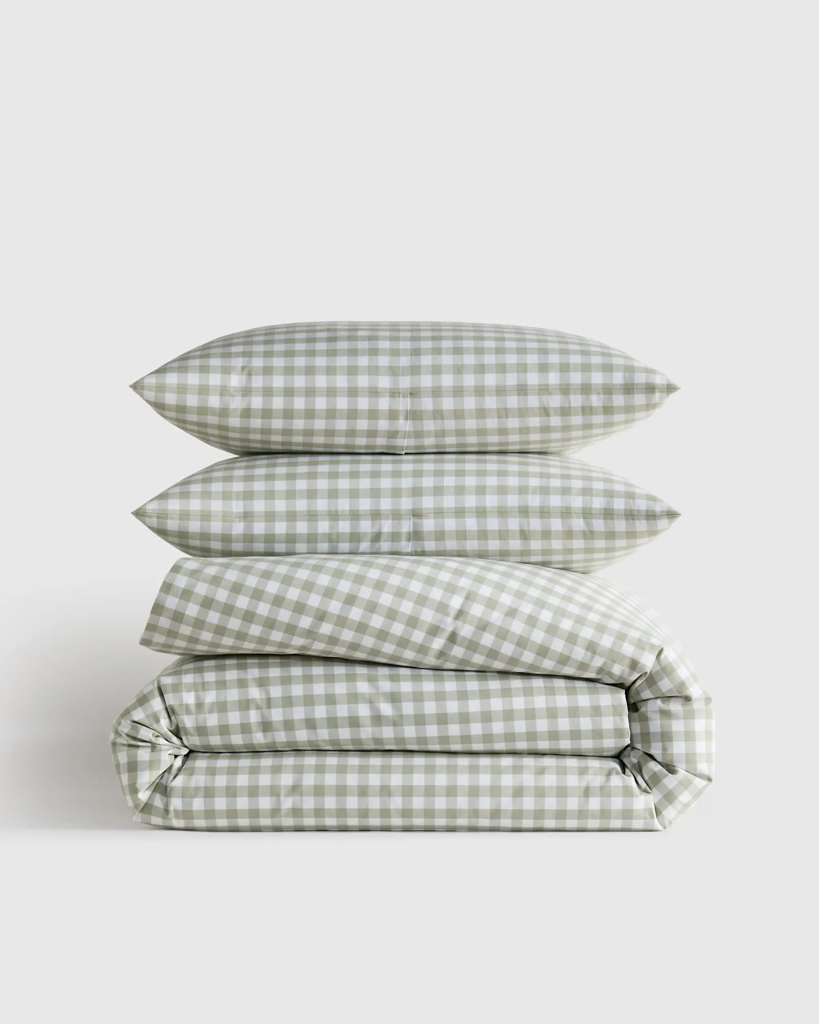 Organic Crisp Percale Duvet Cover Set | Quince