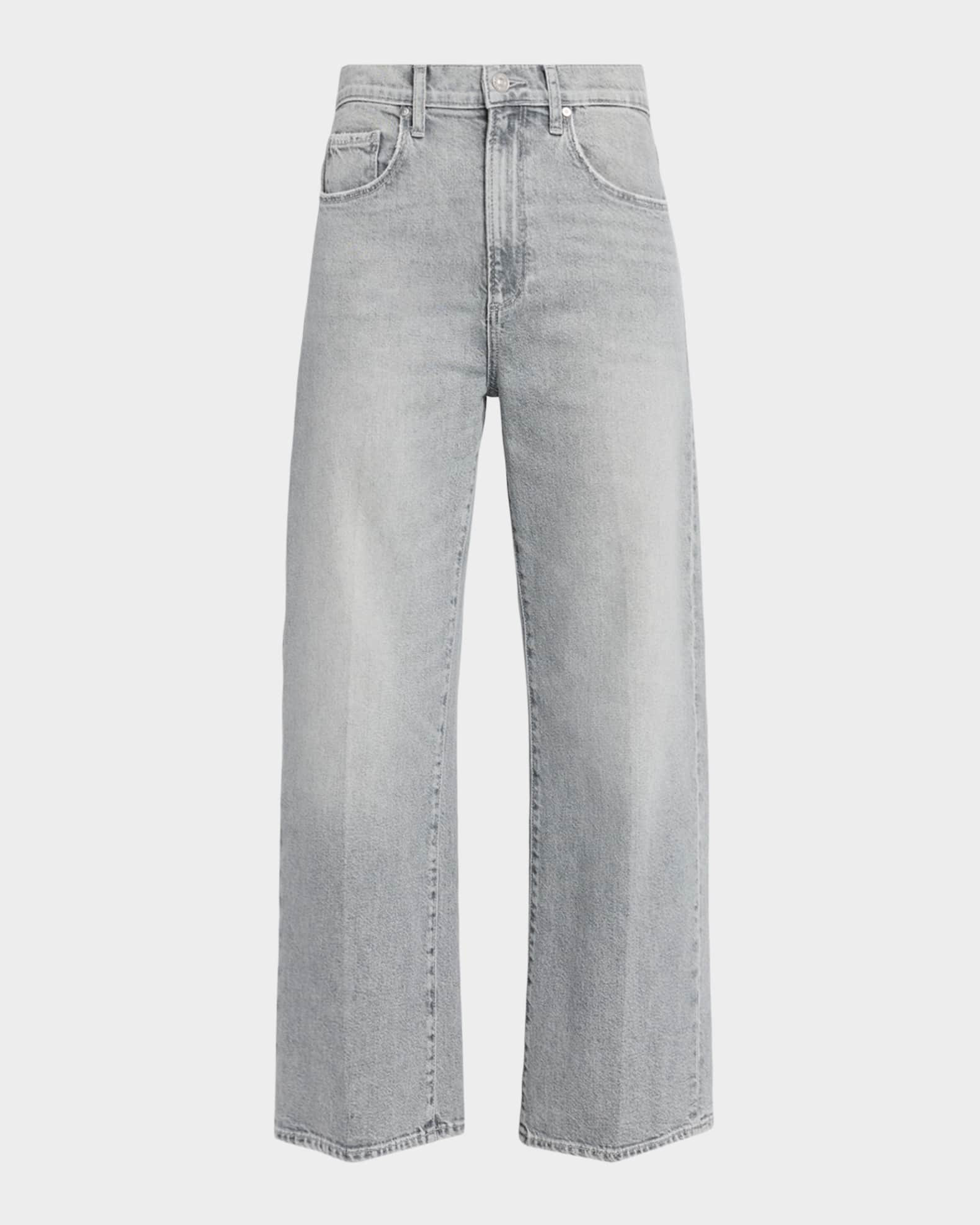 Arellia Ankle Barrel-Leg Jeans | Neiman Marcus