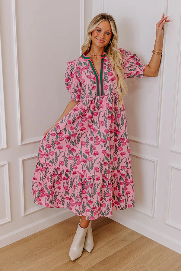 Spring Meadows Floral Midi | Impressions Online Boutique