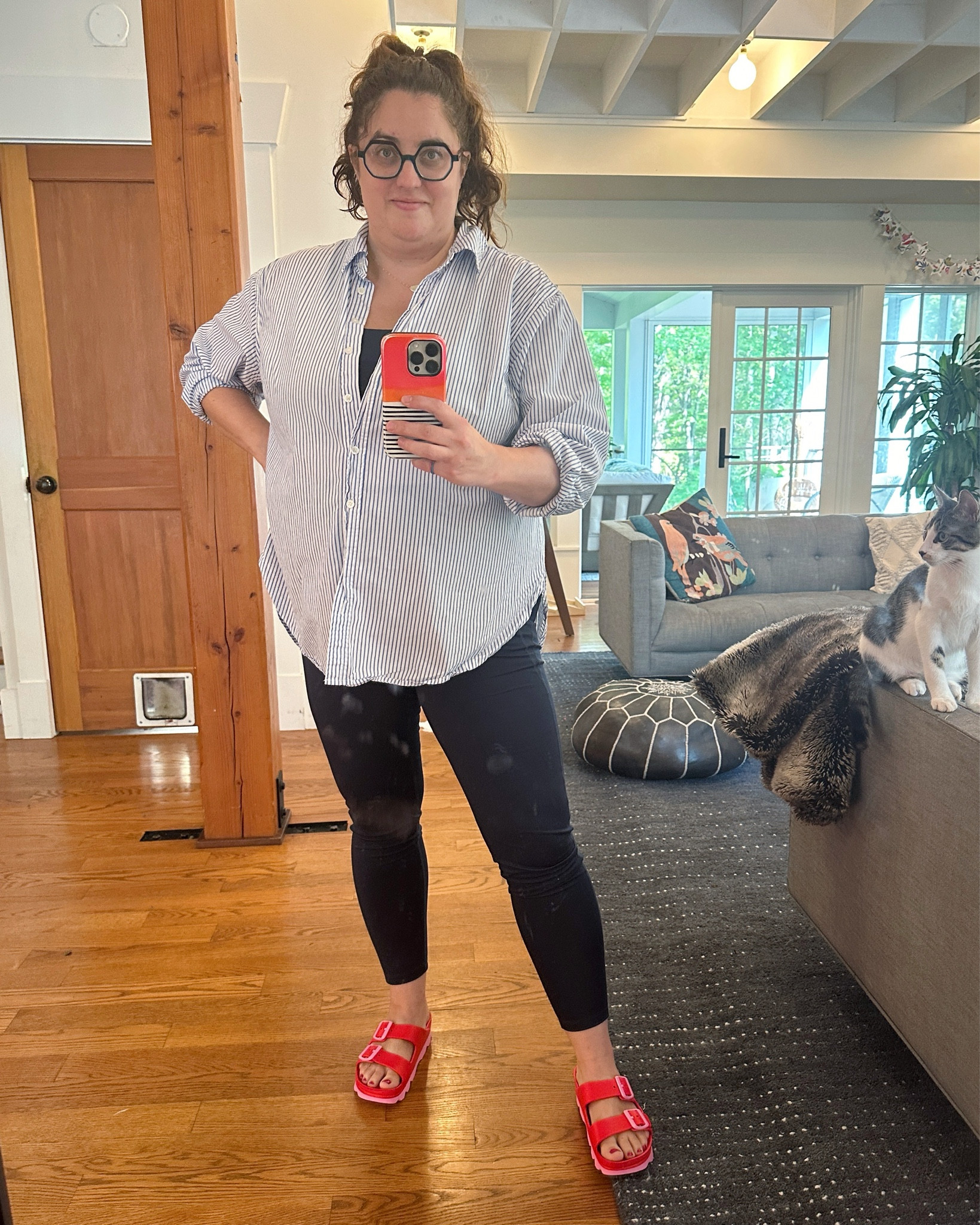 Have been trying to shop my closet rather than impulse shop for September weather — this is def in the running for a fall wfh mom uniform!

#LTKPlusSize #LTKMidsize #LTKOver40