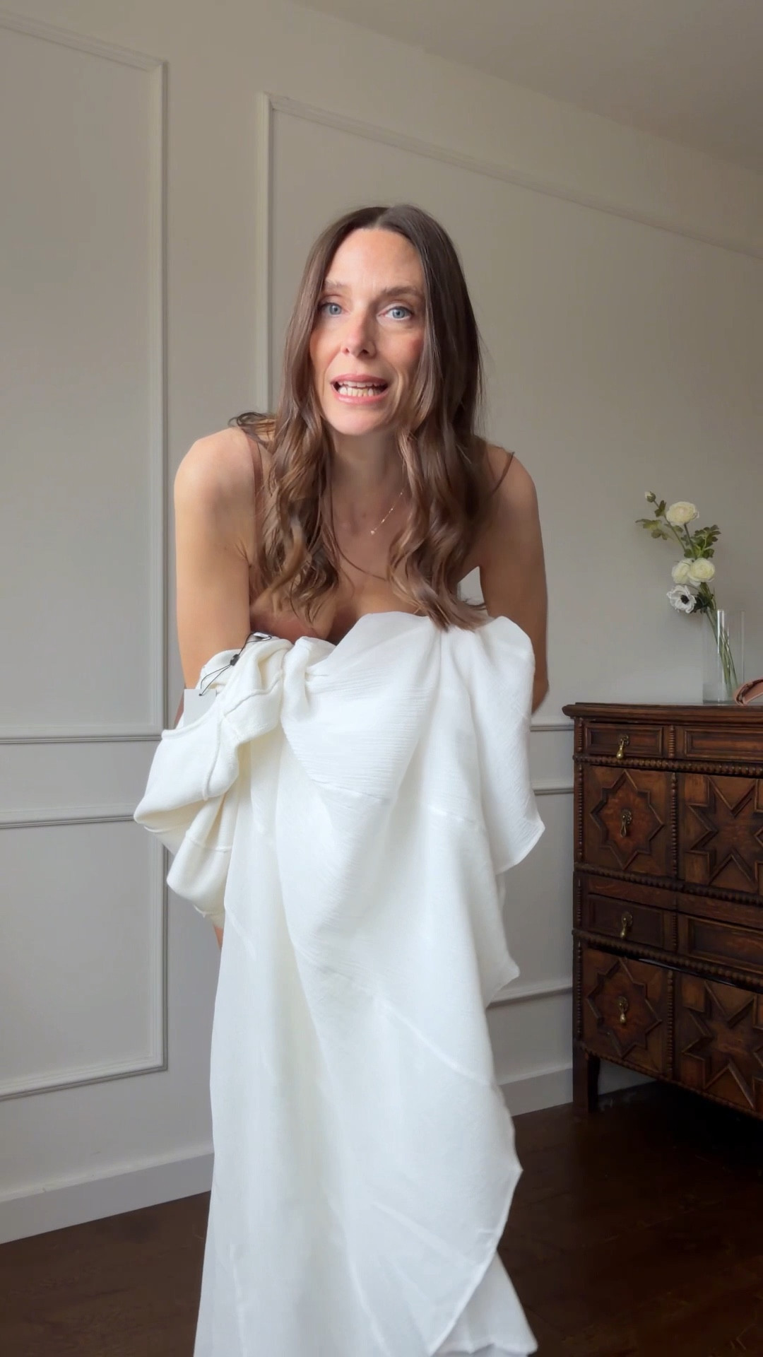 I wear an extra small in the dress and a small in the smoothing shorts. 

White dress, summer dress, occasion dress, holiday dress  

#LTKgrwm #LTKootd #LTKSeasonal