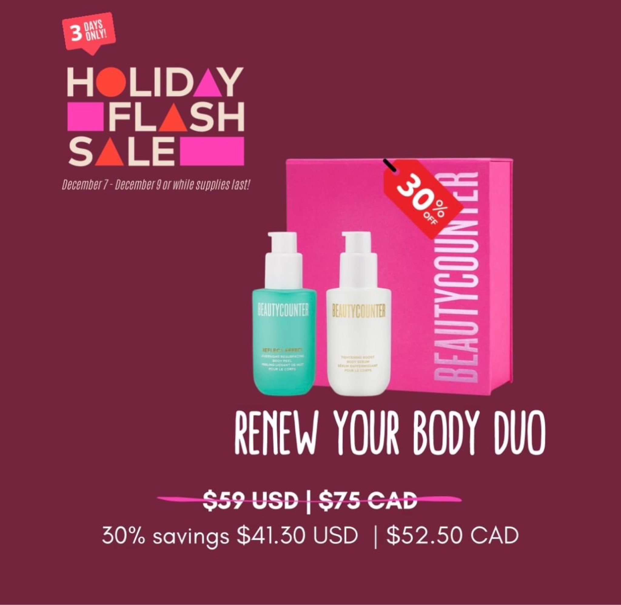 Last day for Beautycounter holiday sale 🎁 

#LTKGiftGuide #LTKsalealert #LTKbeauty