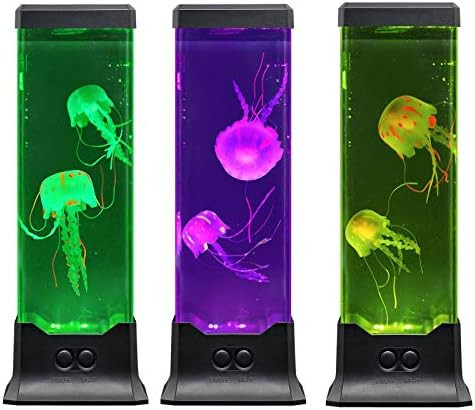 COLORLIFE Electric Jellyfish Tank Table Lamp with Color Changing Light Gift for Kids Men Women Ho... | Amazon (US)