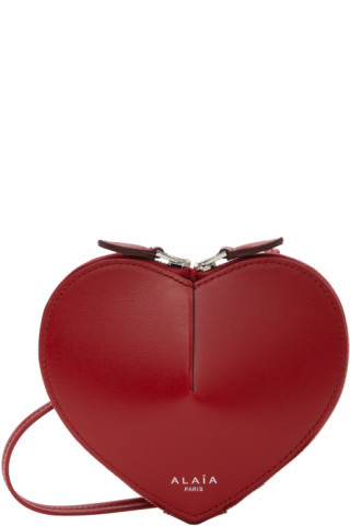 Red Mini 'Le Cœur' Coin Pouch | SSENSE