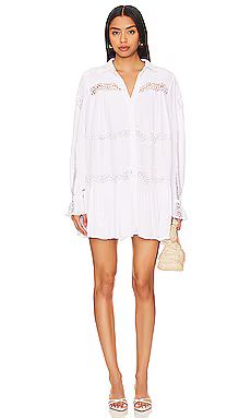 Tularosa Stacey Mini Dress in White from Revolve.com | Revolve Clothing (Global)